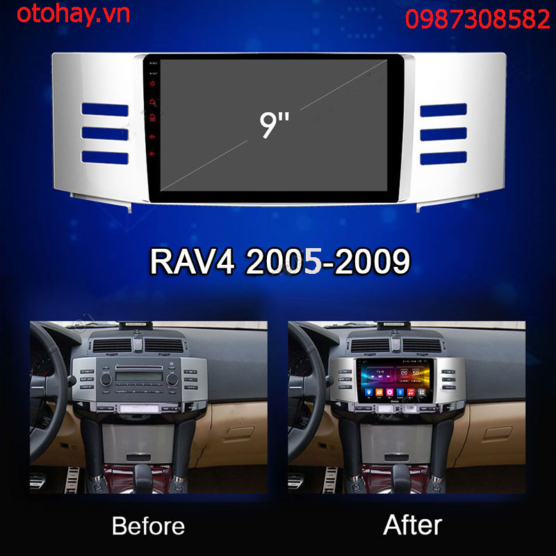 ĐẦU MÀN HÌNH ANDROID 4G XE TOYOTA REIZ 2005-2009-otohay