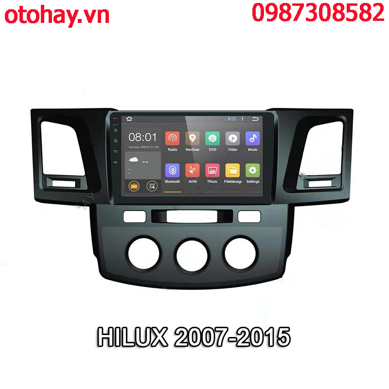 ĐẦU DVD ANDROID TOYOTA HILUX 2007-2015