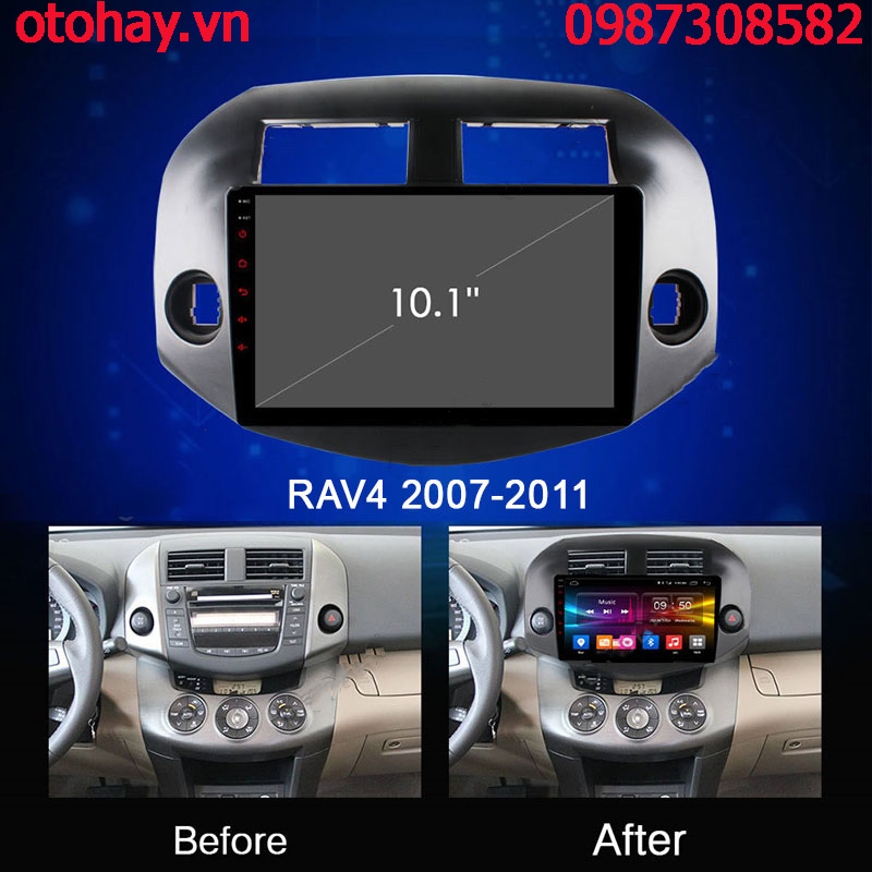 ĐẦU DVD ANDROID XE TOYOTA RAV4 20076-2011