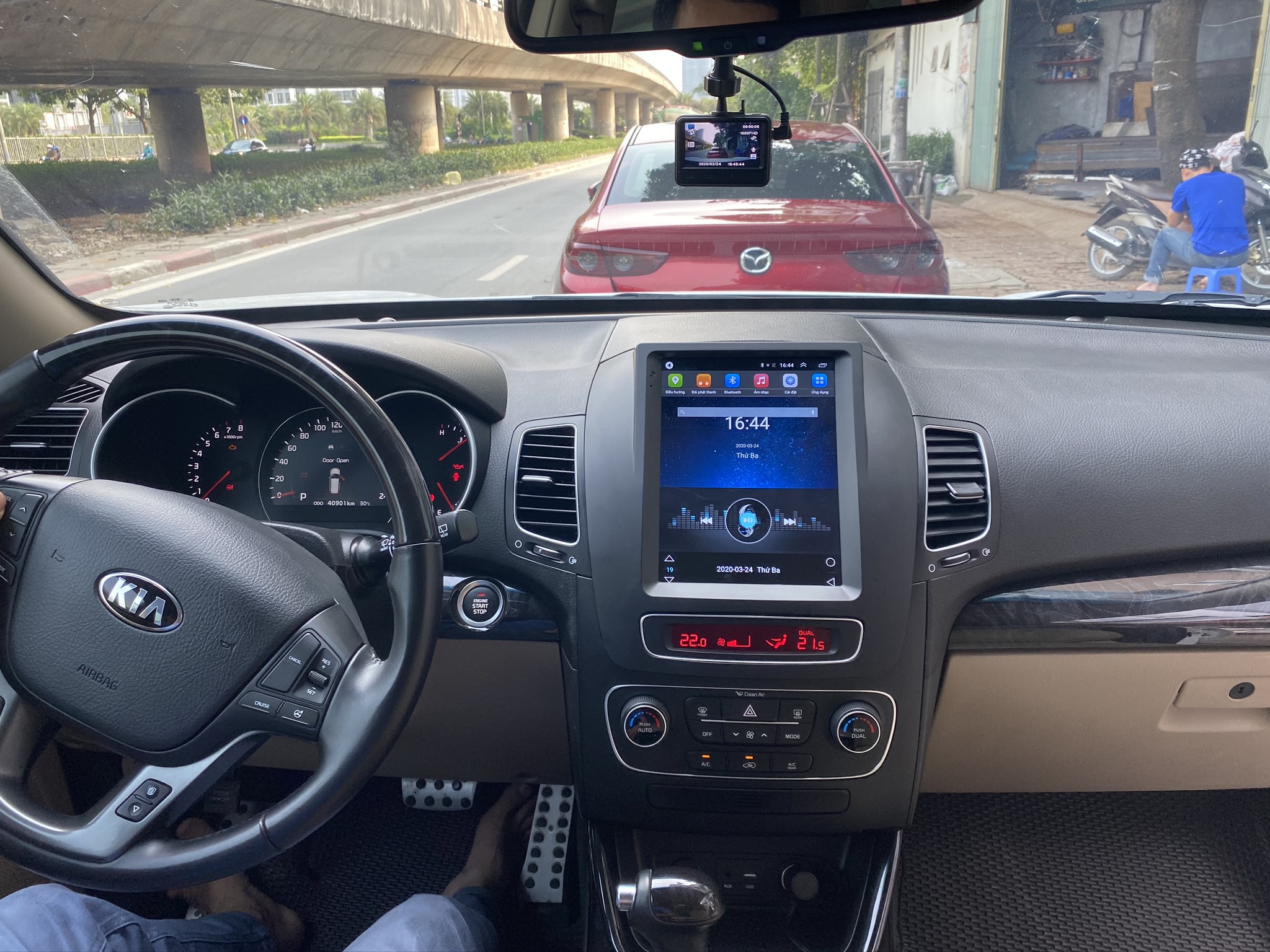 Màn Hình Android Tesla Kia Sorento 2015,2016,2017,2018,2019