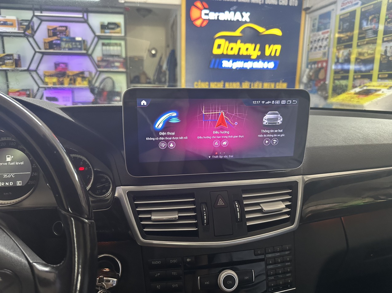Màn Hình Android Xe Mercedes E 300