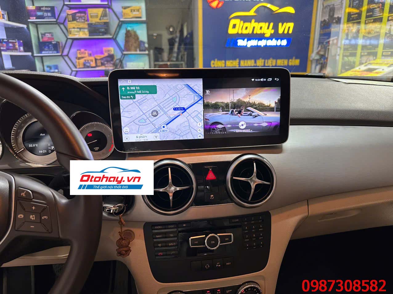 Màn Hình Android Mercedes GLK 2008-2014