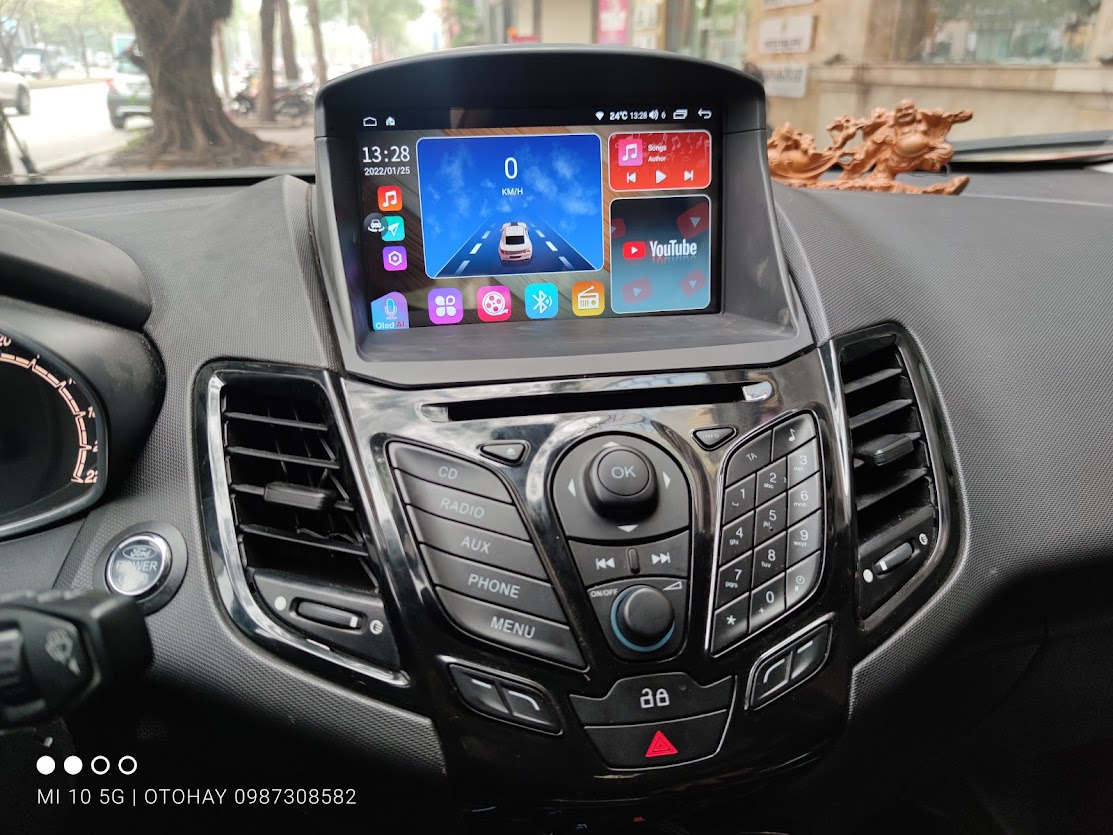 Màn Hình Android Xe Ford Fiesta 2011-2017 Phiên Bản 9Icnh, Gọn .