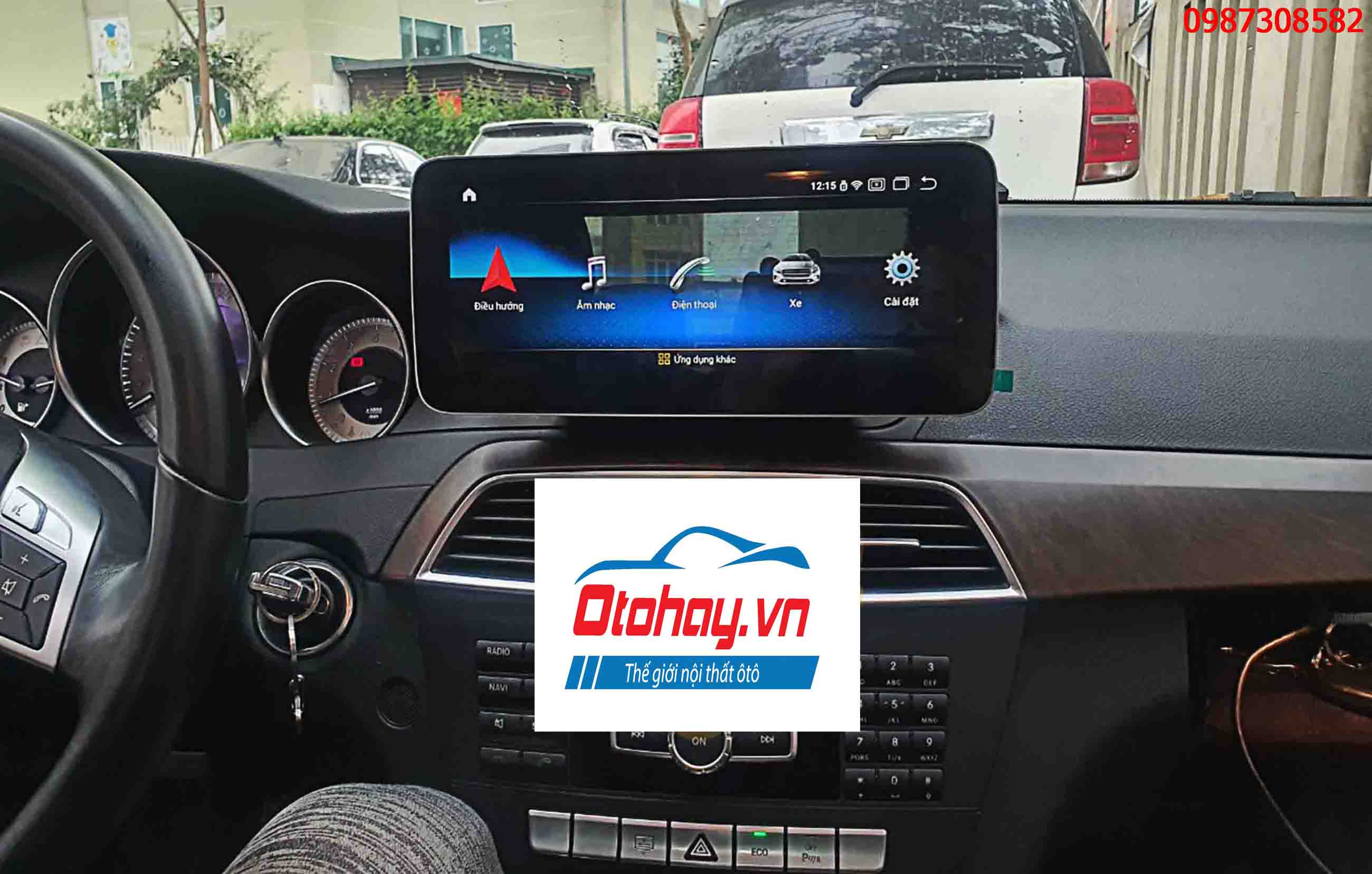 Màn Hình Android Xe Mercedes C250 2011-2014