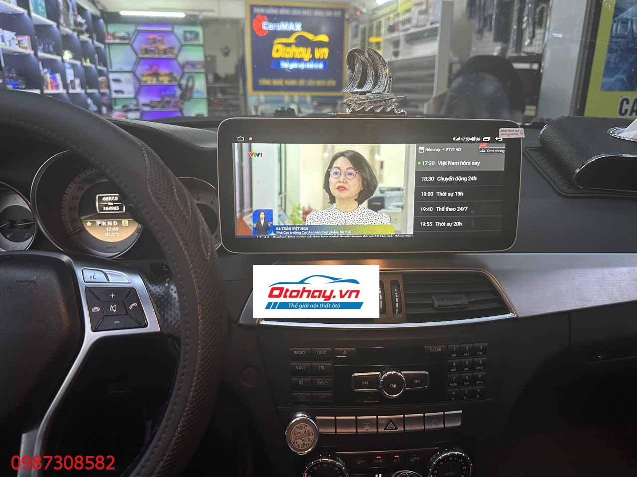 Màn Hình Android Mercedes C Class 2011-2014