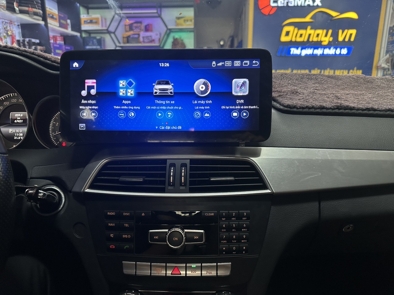 Màn Hình Android Mercedes C Class 2011-2014