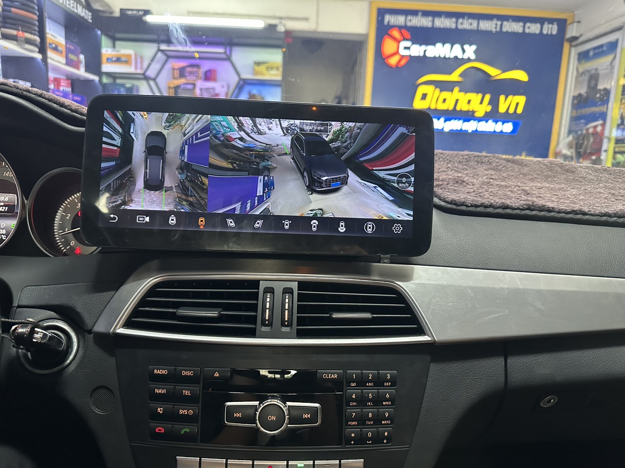 Màn Hình Android Mercedes C Class 2011-2014