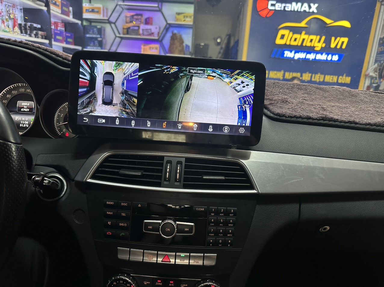 Màn Hình Android Mercedes C Class 2011-2014