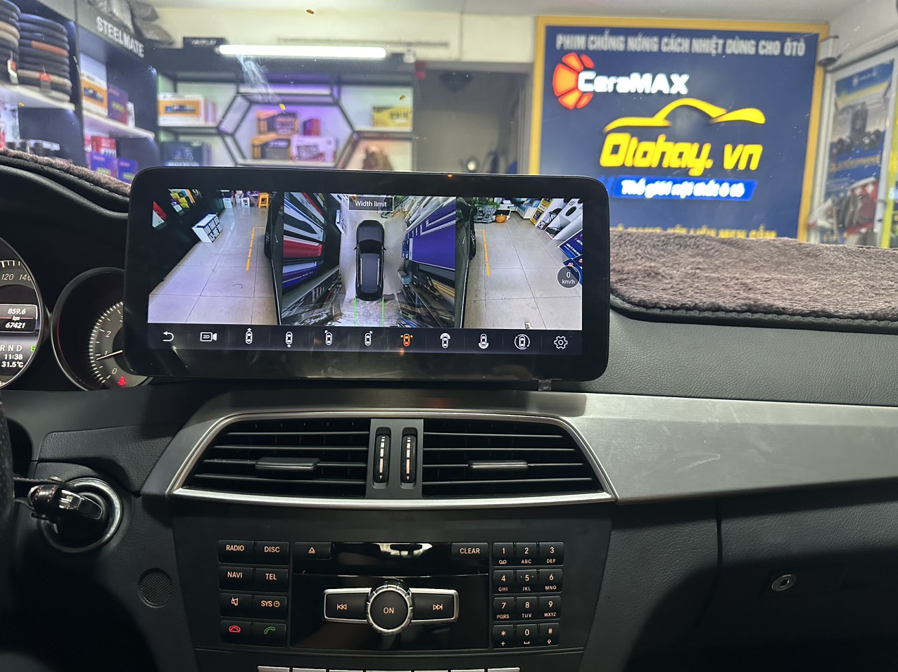 Màn Hình Android Mercedes C Class 2011-2014