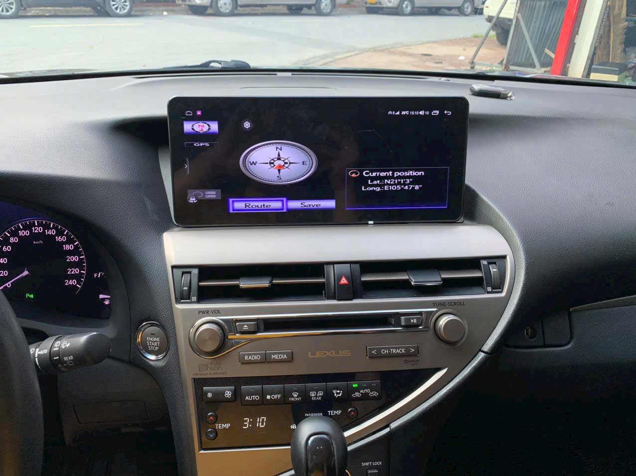 Màn Hình Android Xe Lexus RX350 2009-2015 - Lắp Đặt Nguyên Bản