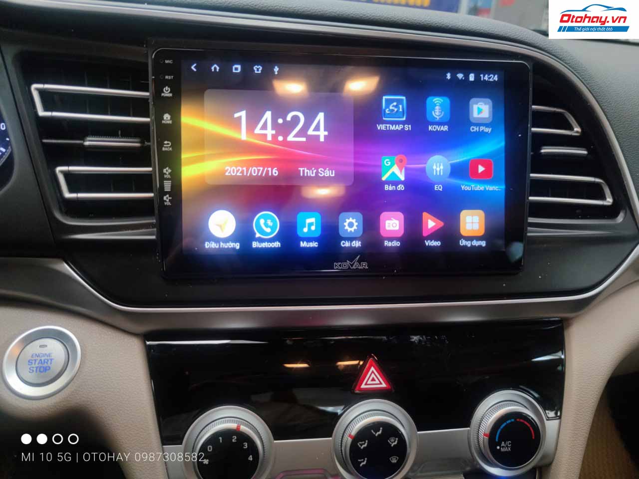 Màn Hình Android Elantra 2019-2021