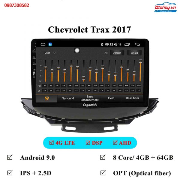 Màn Hình Android Chevrolet Trax