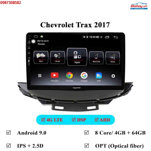Màn Hình Android Chevrolet Trax