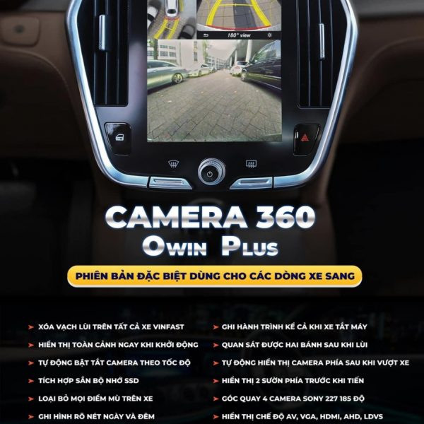 Camera 360 Cho Xe Vinfast Lux SA 2.0