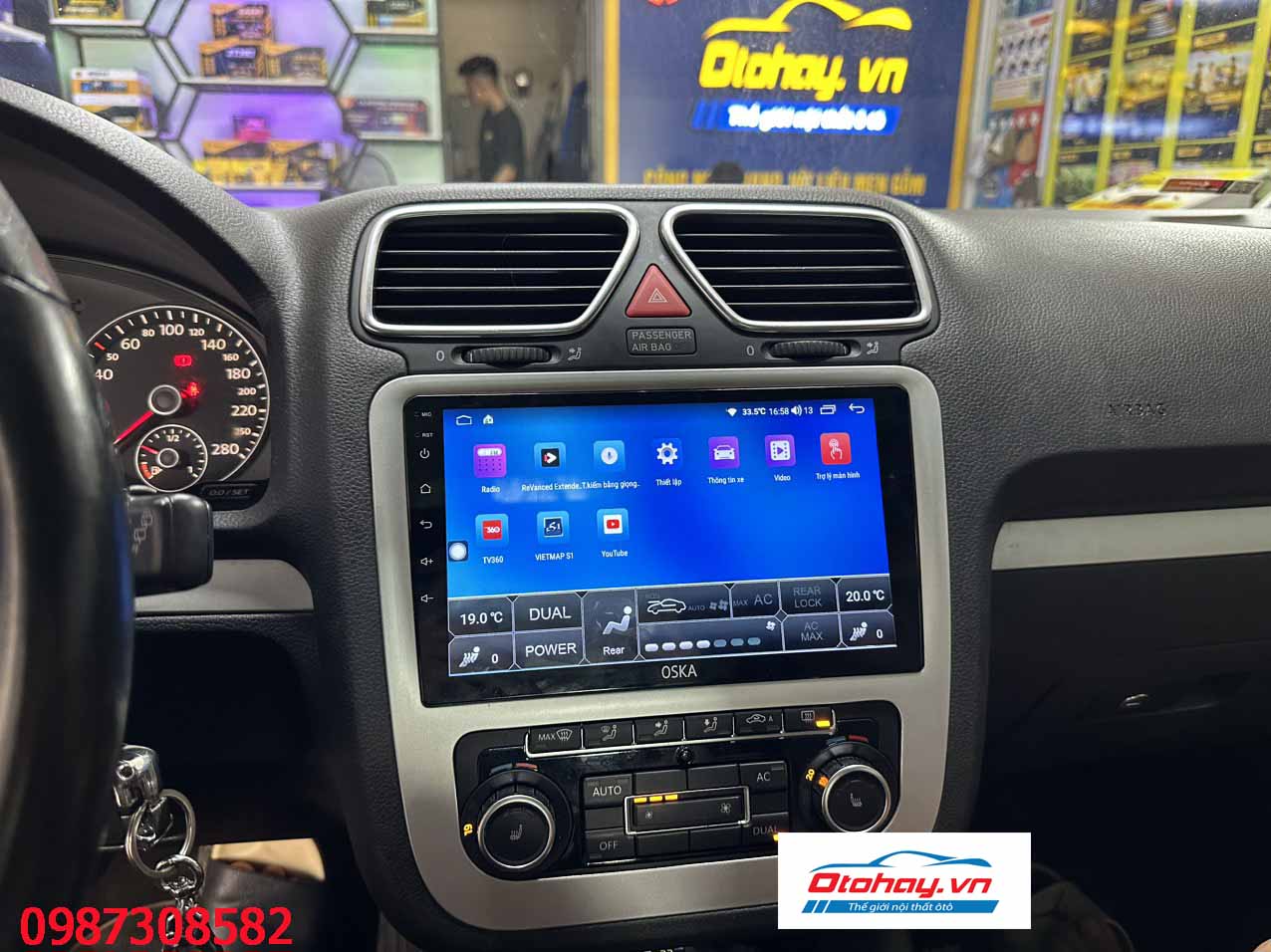 Màn Hình Android xe Volkswagen Scirocco 2008-2017