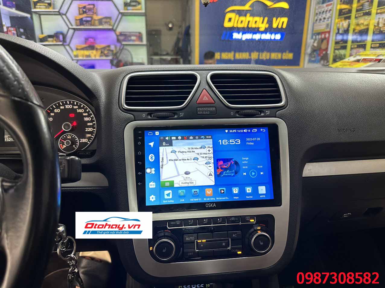 Màn Hình Android xe Volkswagen Scirocco 2008-2017