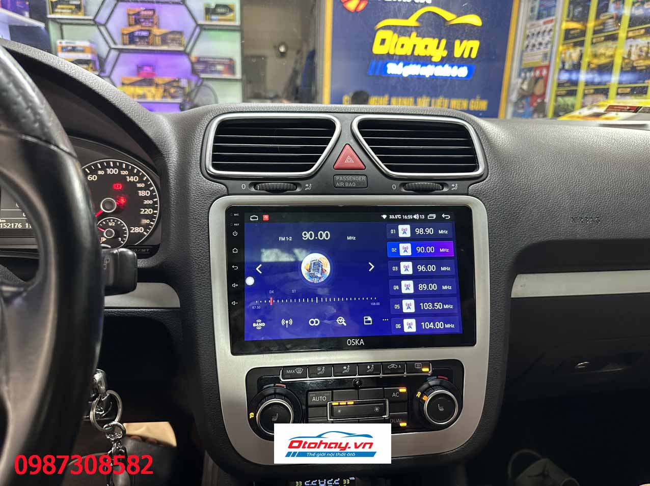 Màn Hình Android xe Volkswagen Scirocco 2008-2017