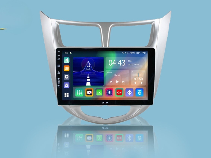 Màn hình Android Jetek mang đến chất lượng hình ảnh sắc nét và âm thanh tuyệt vời cho xe