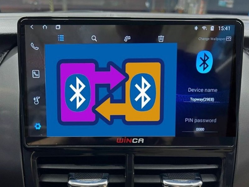 Kết nối Bluetooth giữa điện thoại và màn hình Android ô tô