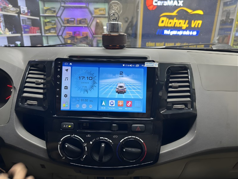 Nâng cấp màn hình Fortuner Ram 4G chạy cực mượt và ổn định