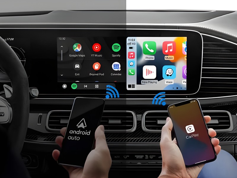 Carplay Android Box là thiết bị rời kết nối qua cổng USB CarPlay